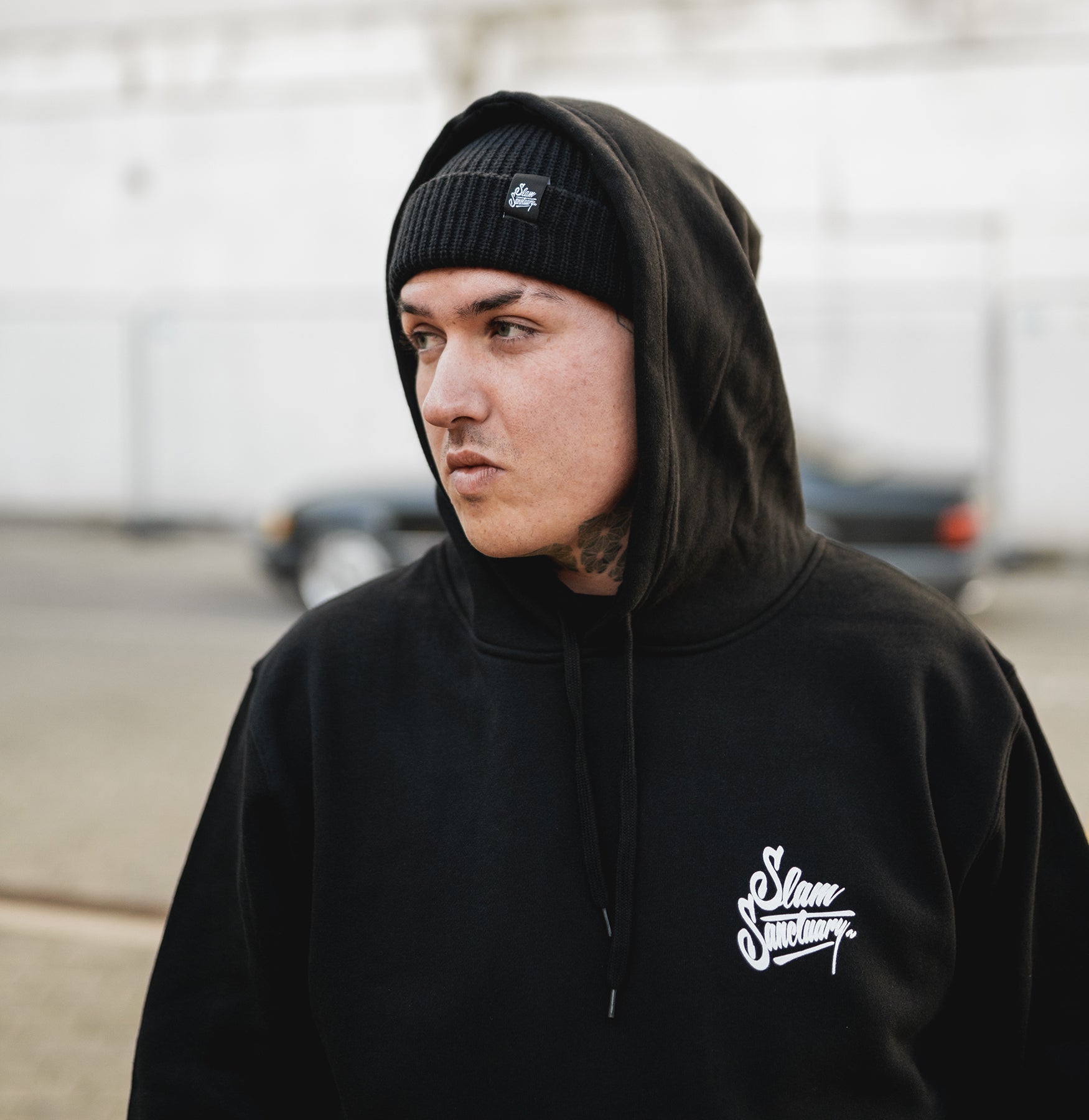 CUSTOMS HOODIE - BLACK