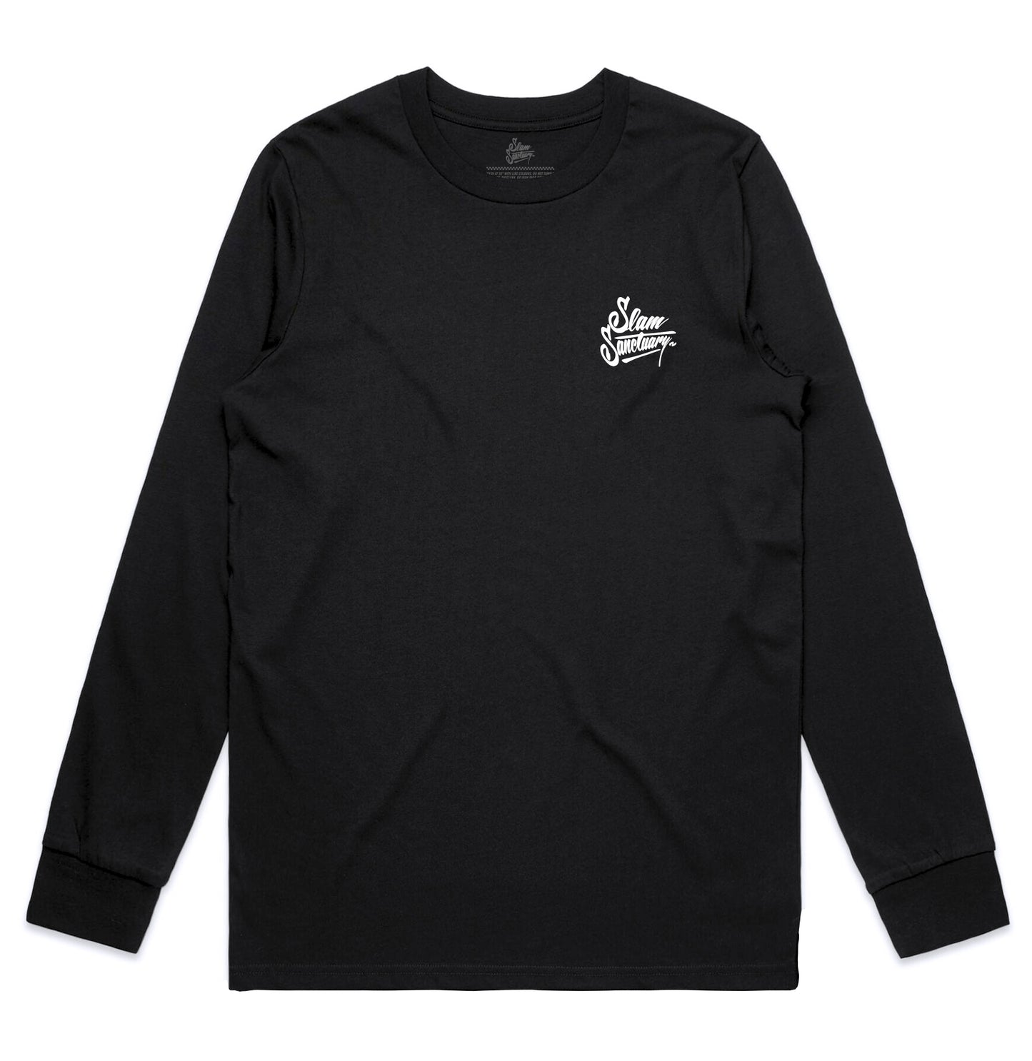 CUSTOMS LONGSLEEVE T-SHIRT - BLACK