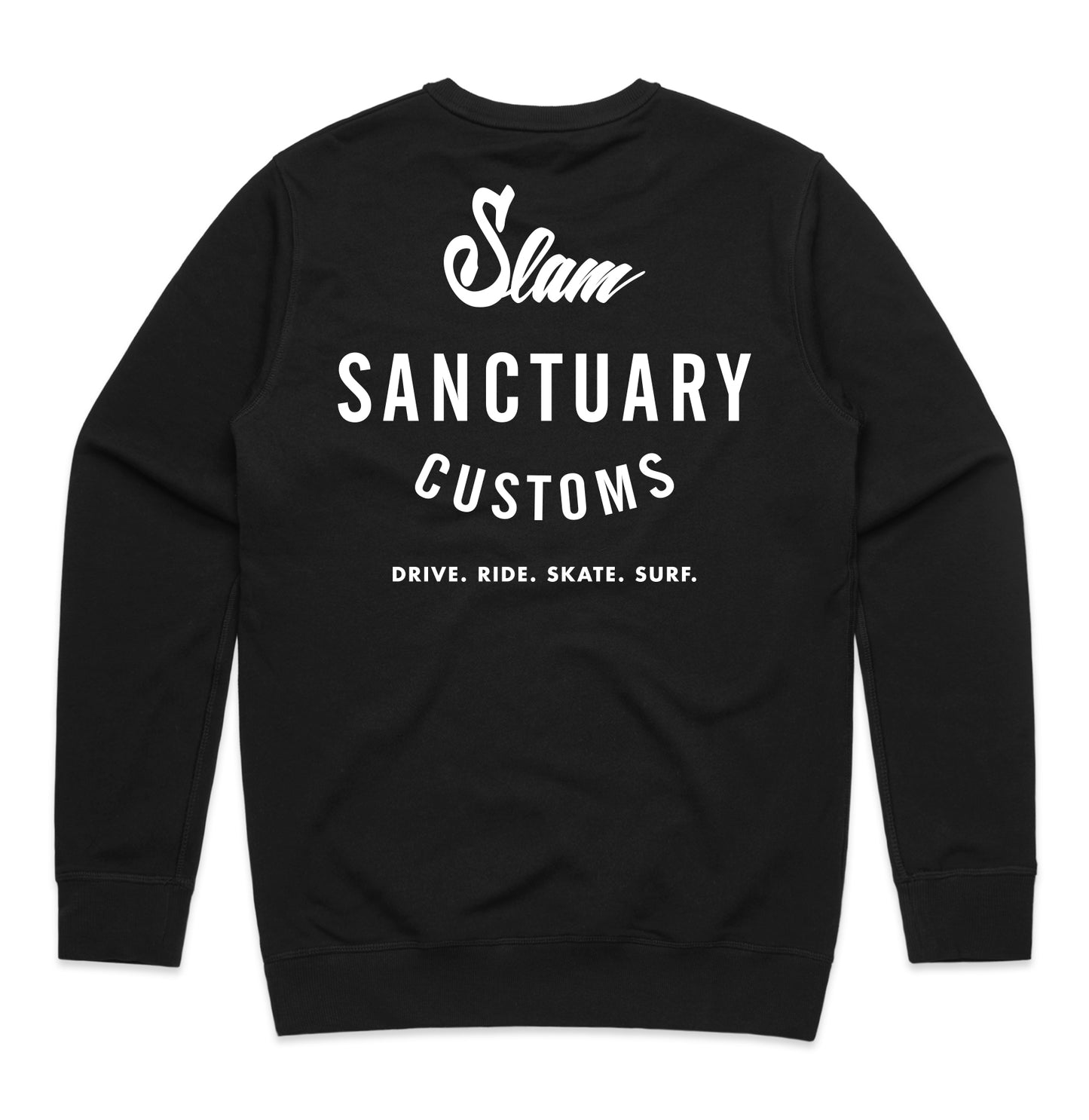 CUSTOMS SWEATSHIRT - BLACK