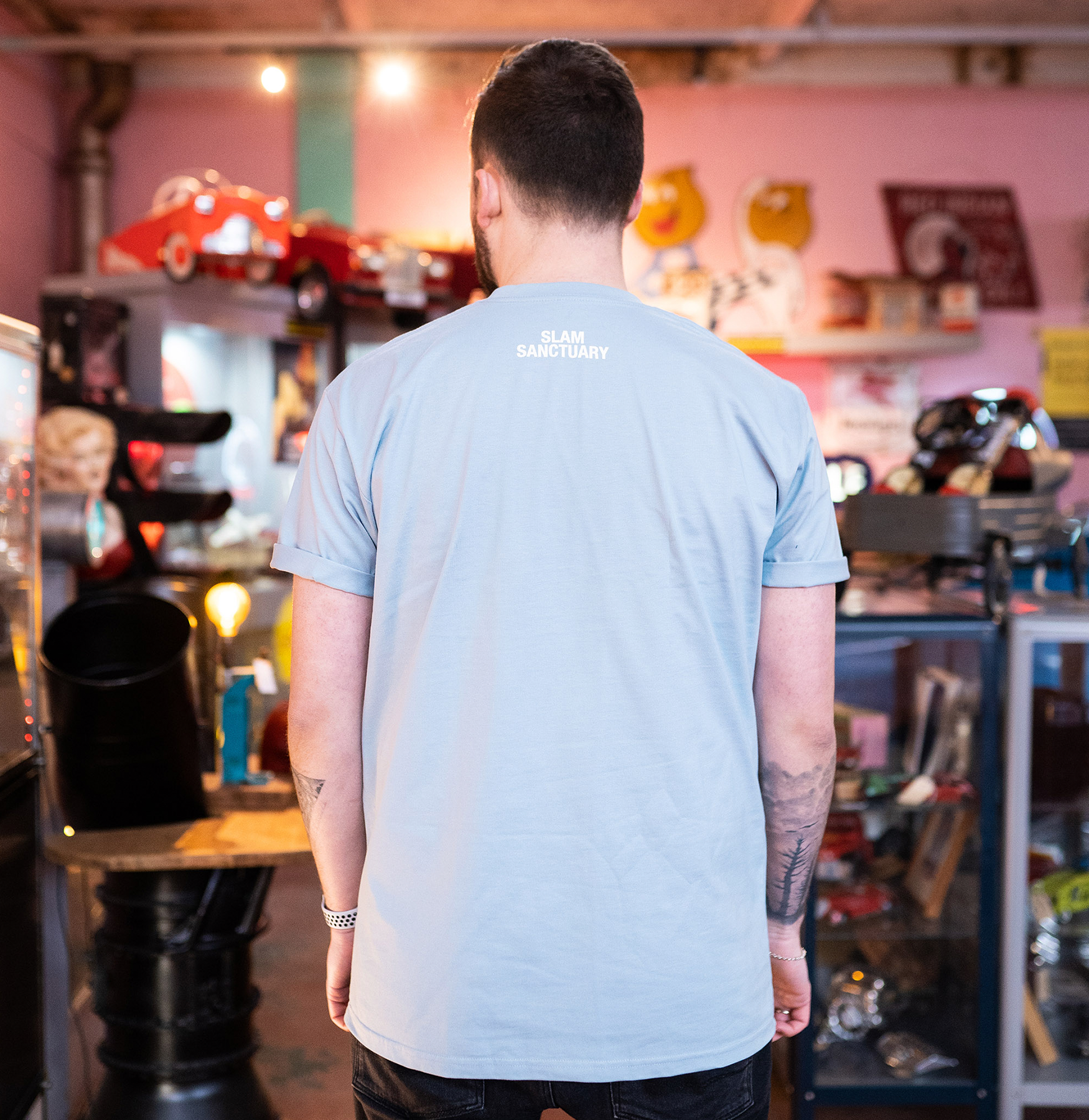 ESSENTIALS T-SHIRT - PALE BLUE