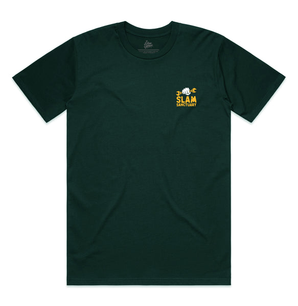 STANCE & FITMENT T-SHIRT - PINE GREEN